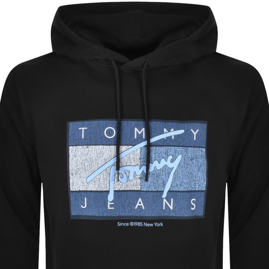 Tommy jeans hoodie black top